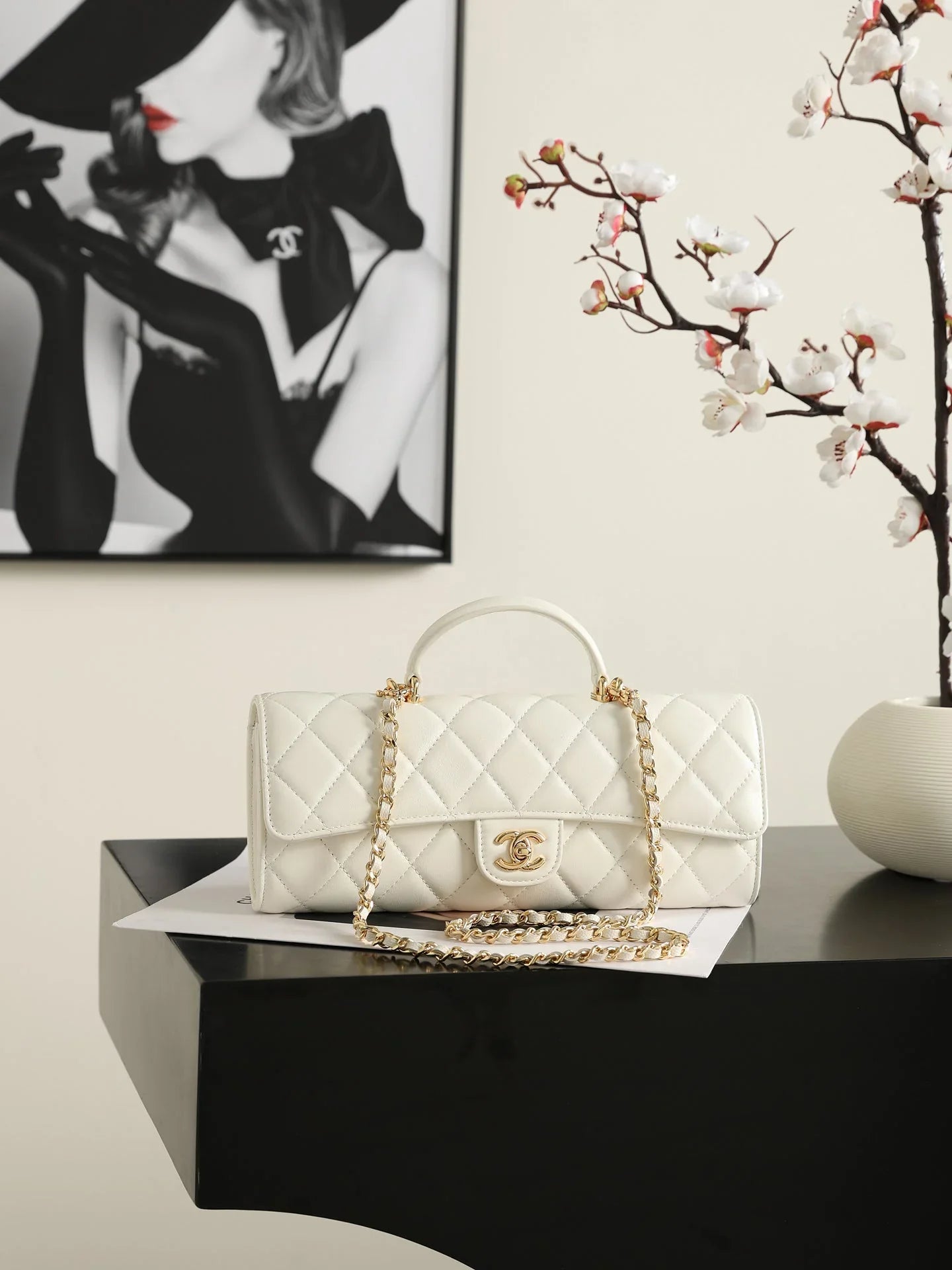 Chanel 2026 Classic Top Handle Bag 25cm Calfskin