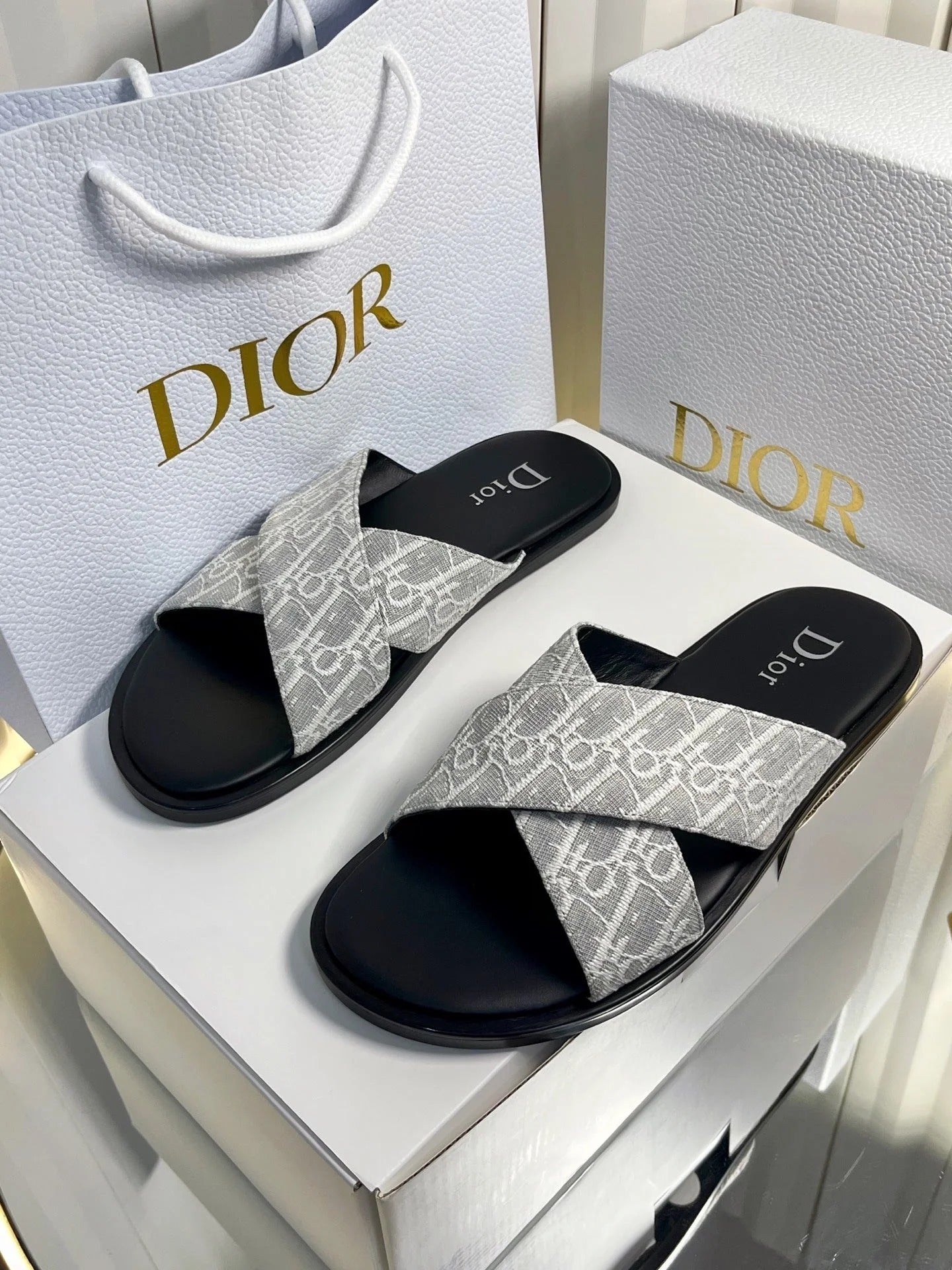 Dior 2026 Alias Sandals Canvas Leather 922917