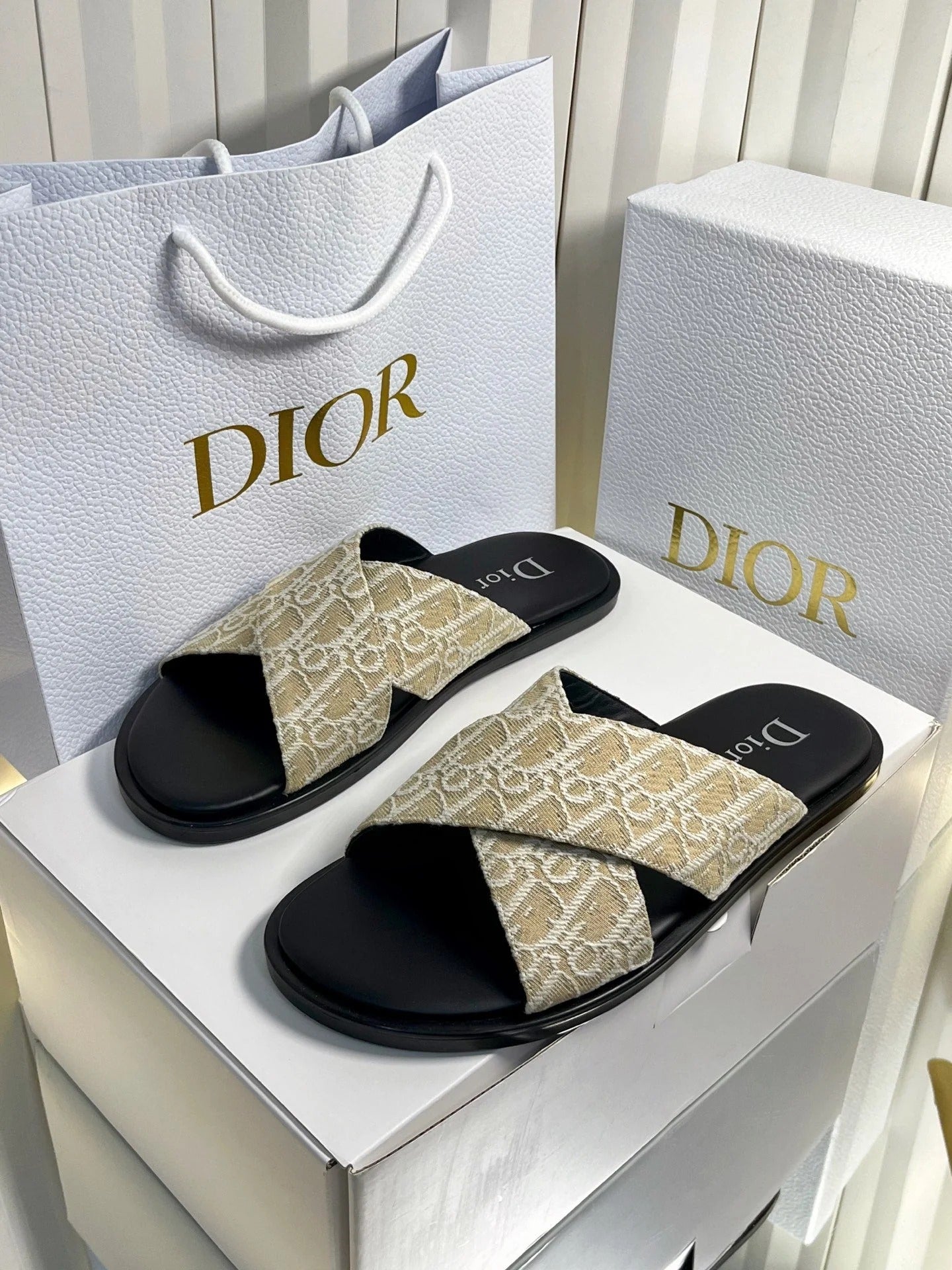 Dior 2026 Alias Sandals Canvas Leather 922917