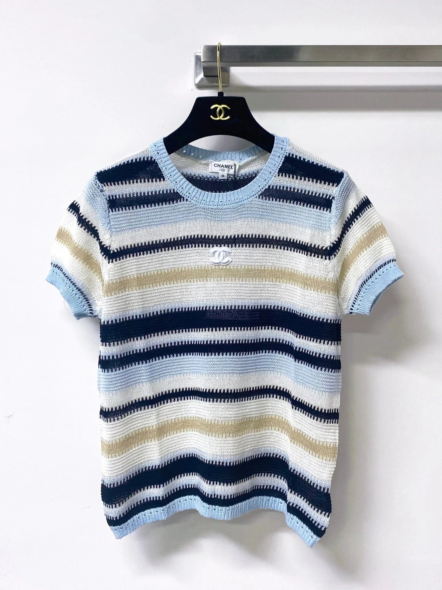 Chanel 2026 Short-sleeved Shirt Acrylic 295266