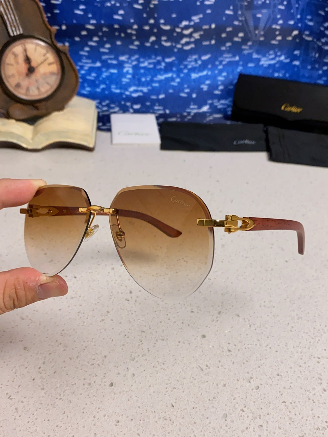 Cartier CT0440S Metal Sunglasses 288050