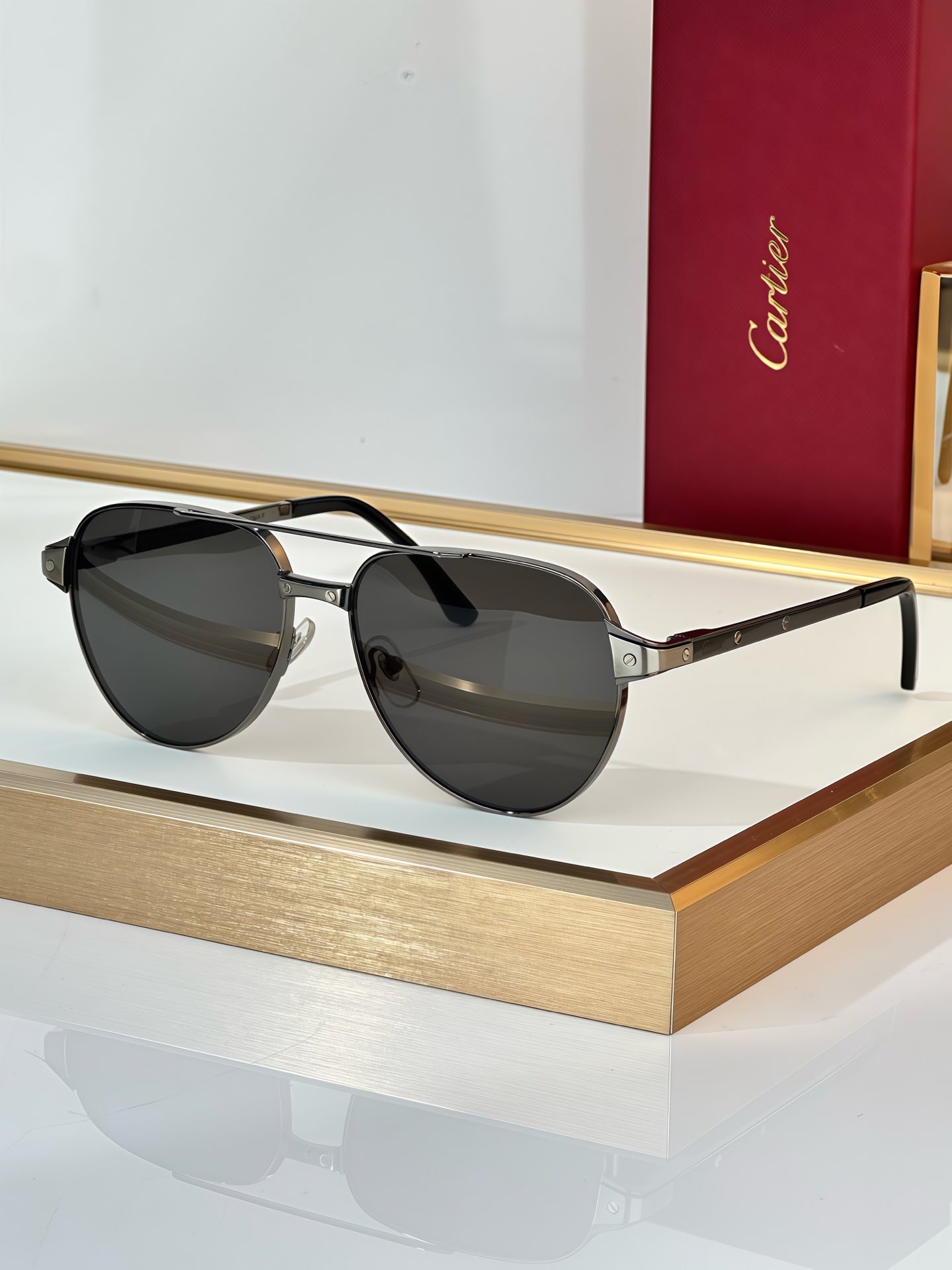 Cartier CT0425S Metal Sunglasses 189545