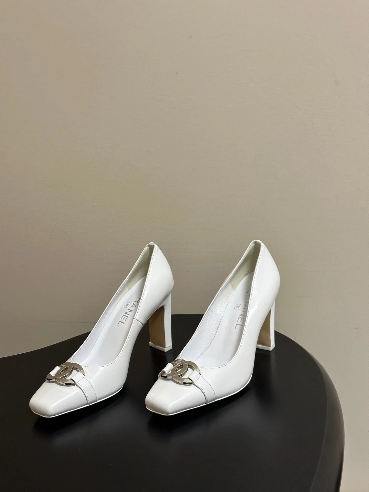 Chanel 2026 Chunky High Heels Leather Sheepskin 834665