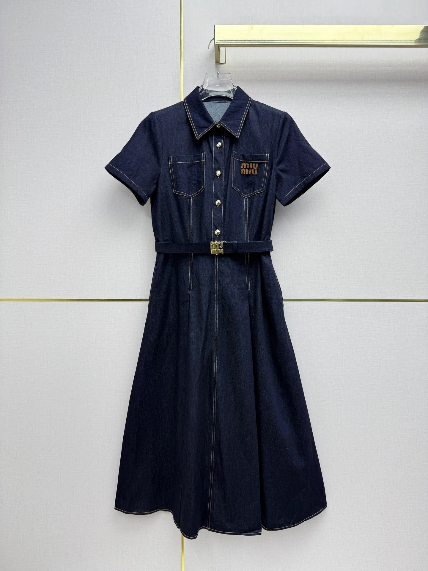 Miumiu 2026 Denim Dress Cotton 351559