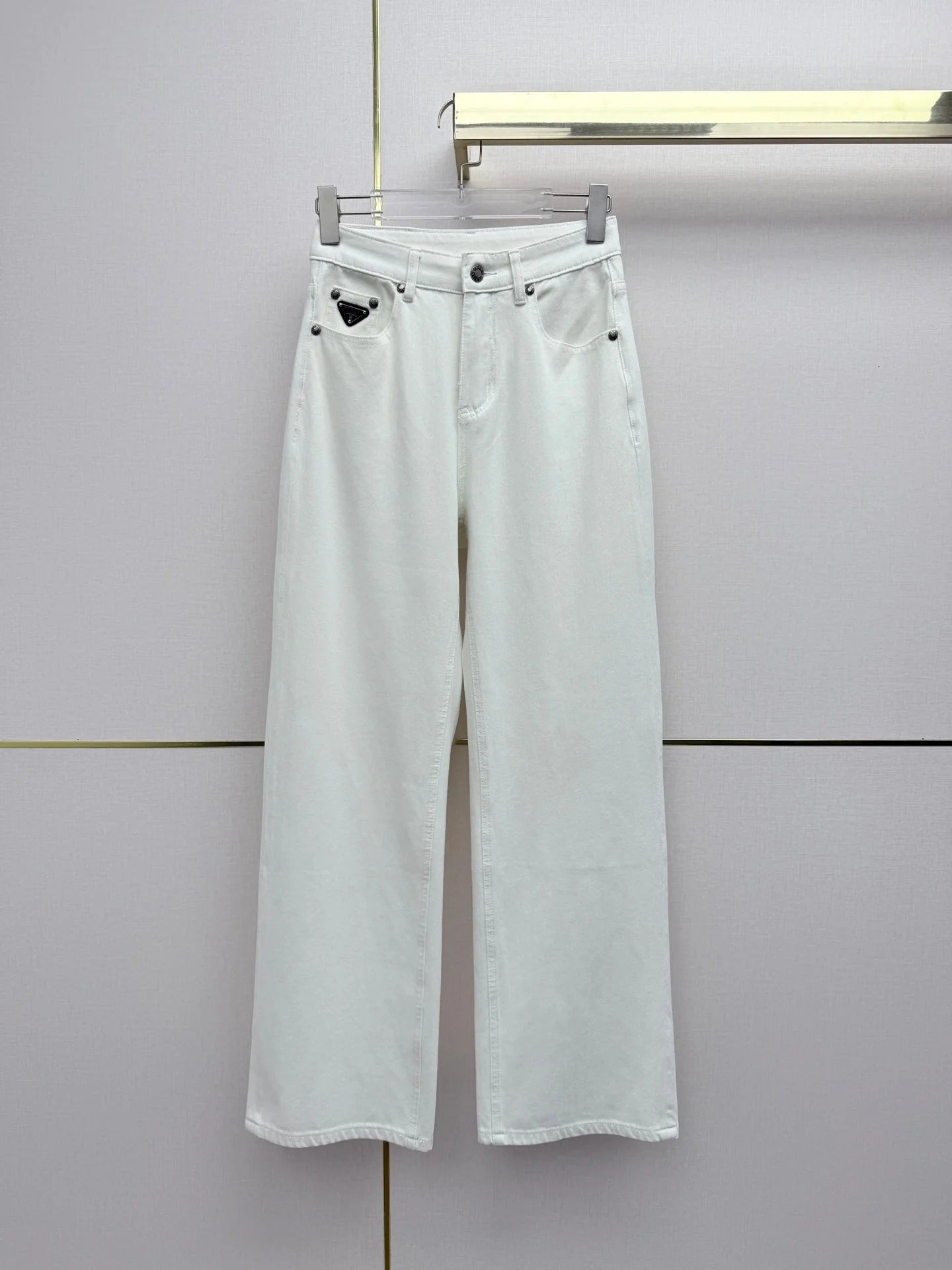 Prada 2026 Straight Leg Jeans Cotton 367748